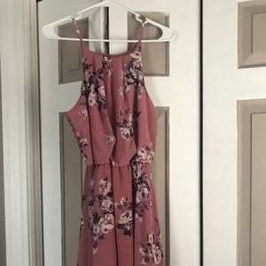 Pink Floral Dress